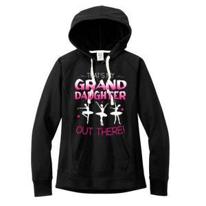 Ballet Dancing Granddaughter Grandpa & Grandma Gift Women's Fleece Hoodie