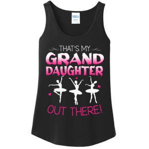 Ballet Dancing Granddaughter Grandpa & Grandma Gift Ladies Essential Tank