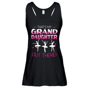 Ballet Dancing Granddaughter Grandpa & Grandma Gift Ladies Essential Flowy Tank