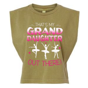 Ballet Dancing Granddaughter Grandpa & Grandma Gift Garment-Dyed Women's Muscle Tee