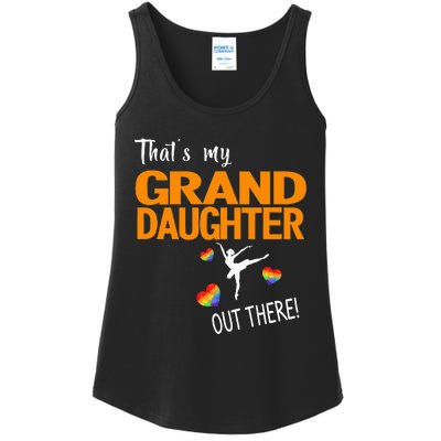 Ballet Dancing Granddaughter Grandpa & Grandma Gift Ladies Essential Tank