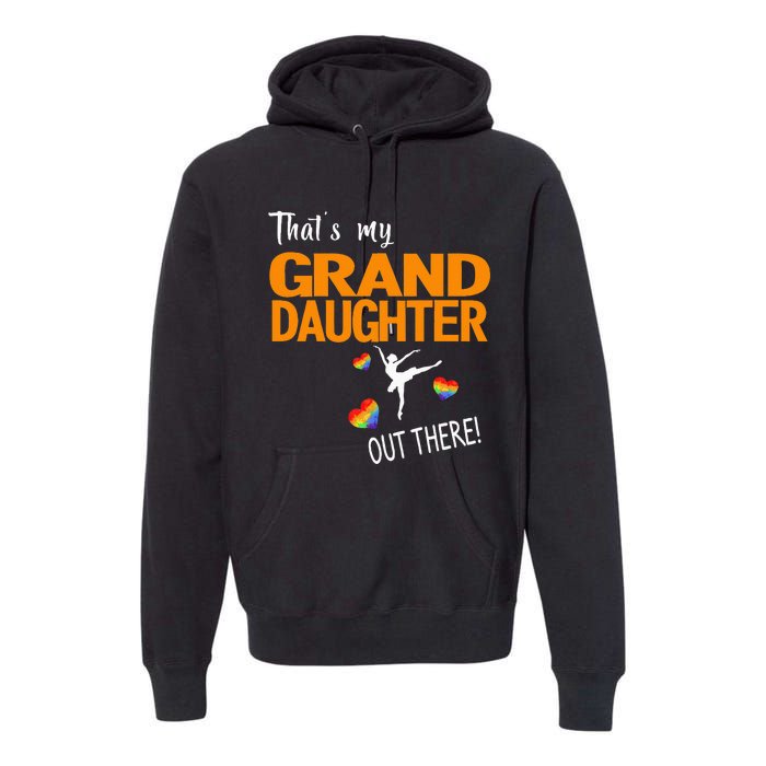 Ballet Dancing Granddaughter Grandpa & Grandma Gift Premium Hoodie