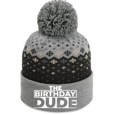 Birthday Dude Graphic Novelty The Baniff Cuffed Pom Beanie