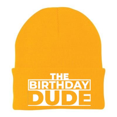 Birthday Dude Graphic Novelty Knit Cap Winter Beanie