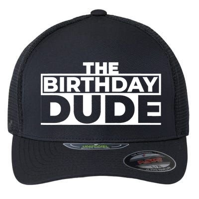 Birthday Dude Graphic Novelty Flexfit Unipanel Trucker Cap