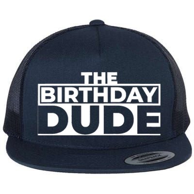 Birthday Dude Graphic Novelty Flat Bill Trucker Hat