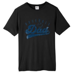 Baseball Dad Gifts Daddy Fathers Day Tall Fusion ChromaSoft Performance T-Shirt