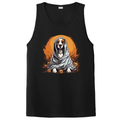 Beagle Dog Ghost Funny Halloween Pumpkin For Dog Lovers Gift PosiCharge Competitor Tank