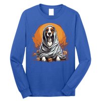 Beagle Dog Ghost Funny Halloween Pumpkin For Dog Lovers Gift Long Sleeve Shirt