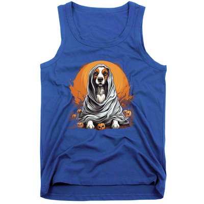 Beagle Dog Ghost Funny Halloween Pumpkin For Dog Lovers Gift Tank Top