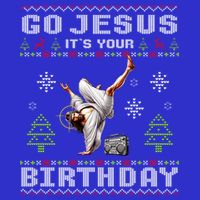 Break Dance Go Jesus ItS Your Birthday Merry Christmas Day Gift 16 in Basic Backpack