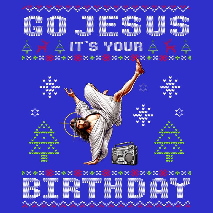 Break Dance Go Jesus ItS Your Birthday Merry Christmas Day Gift 16 in Basic Backpack
