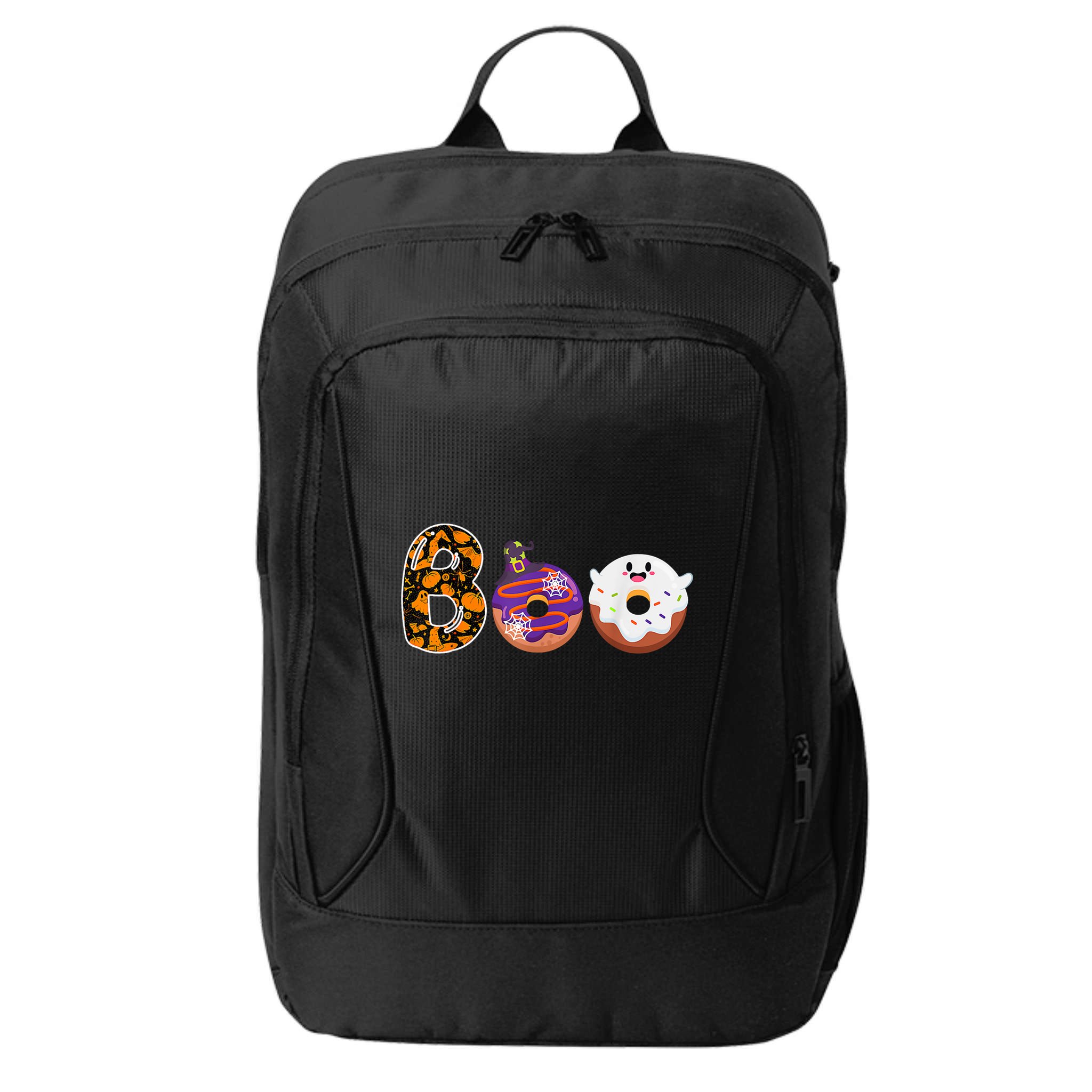 Boo Donuts Ghost Funny Halloween Donut Lovers Costume Spooky City Backpack