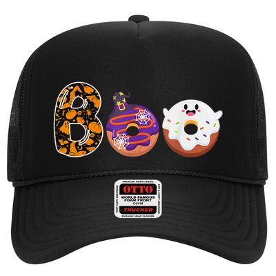 Boo Donuts Ghost Funny Halloween Donut Lovers Costume Spooky Trucker Hat