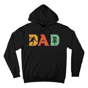 Best Disc Golf Dad Retro Fathers Day For Men Dad Sports Hoodie