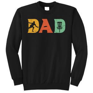 Best Disc Golf Dad Retro Fathers Day For Men Dad Sports Sweatshirt