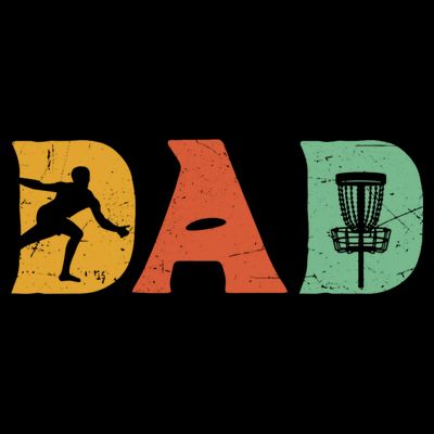 Best Disc Golf Dad Retro Fathers Day For Men Dad Sports T-Shirt