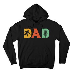 Best Disc Golf Dad Retro Fathers Day For Men Dad Sports Tall Hoodie