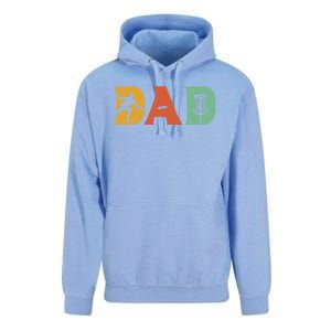 Best Disc Golf Dad Retro Fathers Day For Men Dad Sports Unisex Surf Hoodie