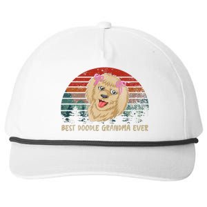 Best Doodle Grandma Ever Snapback Five-Panel Rope Hat