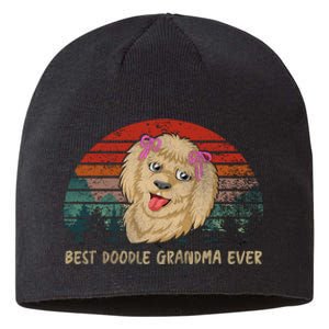 Best Doodle Grandma Ever Sustainable Beanie