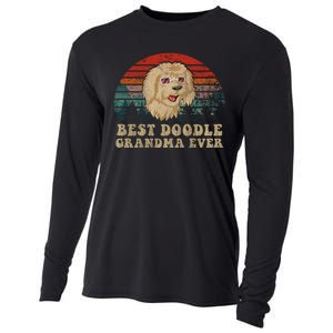 Best Doodle Grandma Ever Cooling Performance Long Sleeve Crew