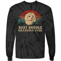 Best Doodle Grandma Ever Tie-Dye Long Sleeve Shirt