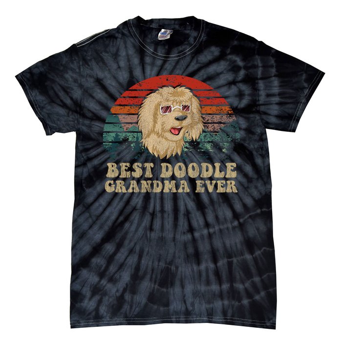 Best Doodle Grandma Ever Tie-Dye T-Shirt