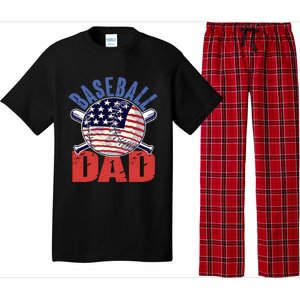 Baseball Dad Gift Funny Baseball Dad Gift Pajama Set