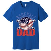 Baseball Dad Gift Funny Baseball Dad Gift Premium T-Shirt