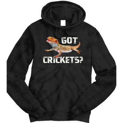 Bearded Dragon Got Crickets Funny Pet Lizard Lover Tie Dye Hoodie