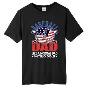 Baseball Dad Gift Funny Baseball Dad Gift Tall Fusion ChromaSoft Performance T-Shirt