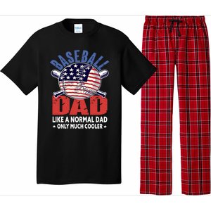 Baseball Dad Gift Funny Baseball Dad Gift Pajama Set