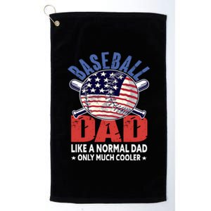 Baseball Dad Gift Funny Baseball Dad Gift Platinum Collection Golf Towel