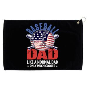 Baseball Dad Gift Funny Baseball Dad Gift Grommeted Golf Towel