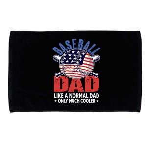 Baseball Dad Gift Funny Baseball Dad Gift Microfiber Hand Towel