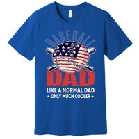 Baseball Dad Gift Funny Baseball Dad Gift Premium T-Shirt