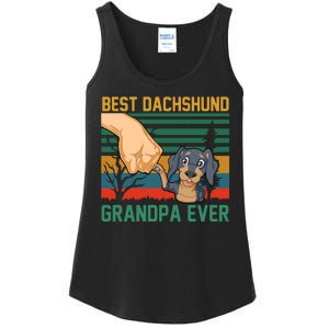 Best Dachshund Grandpa Ever Ladies Essential Tank