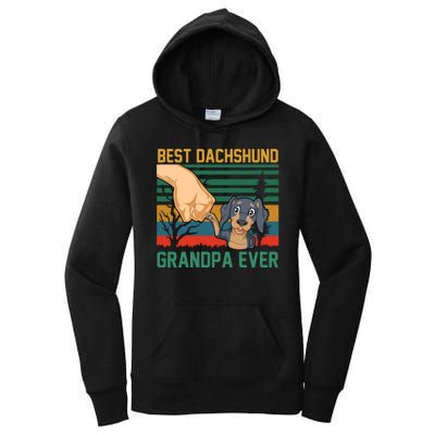 Best Dachshund Grandpa Ever Women's Pullover Hoodie