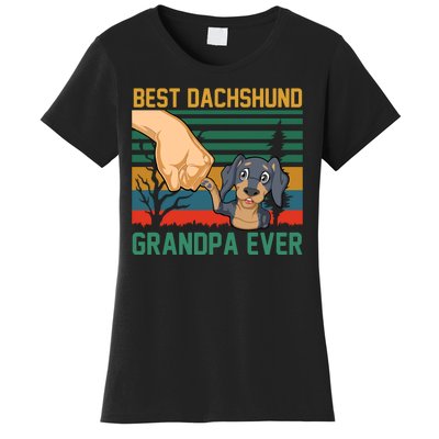 Best Dachshund Grandpa Ever Women's T-Shirt