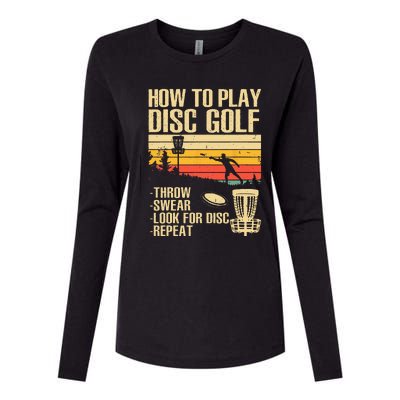 Best Disc Golf For  Disc Golf Tournament Player Womens Cotton Relaxed Long Sleeve T-Shirt