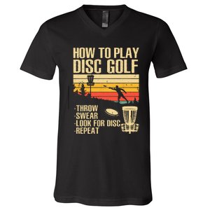 Best Disc Golf For  Disc Golf Tournament Player V-Neck T-Shirt