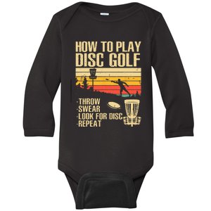 Best Disc Golf For  Disc Golf Tournament Player Baby Long Sleeve Bodysuit