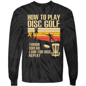 Best Disc Golf For  Disc Golf Tournament Player Tie-Dye Long Sleeve Shirt