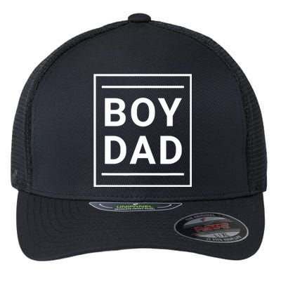 Boy Dad - Gift for Dads with Sons - Best Father - Classic Flexfit Unipanel Trucker Cap