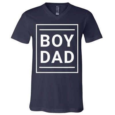 Boy Dad - Gift for Dads with Sons - Best Father - Classic V-Neck T-Shirt