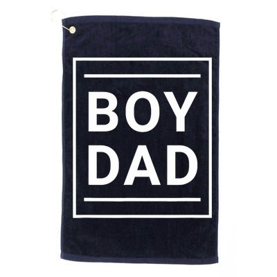 Boy Dad - Gift for Dads with Sons - Best Father - Classic Golf Towel
