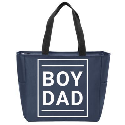 Boy Dad - Gift for Dads with Sons - Best Father - Classic Zip Tote Bag
