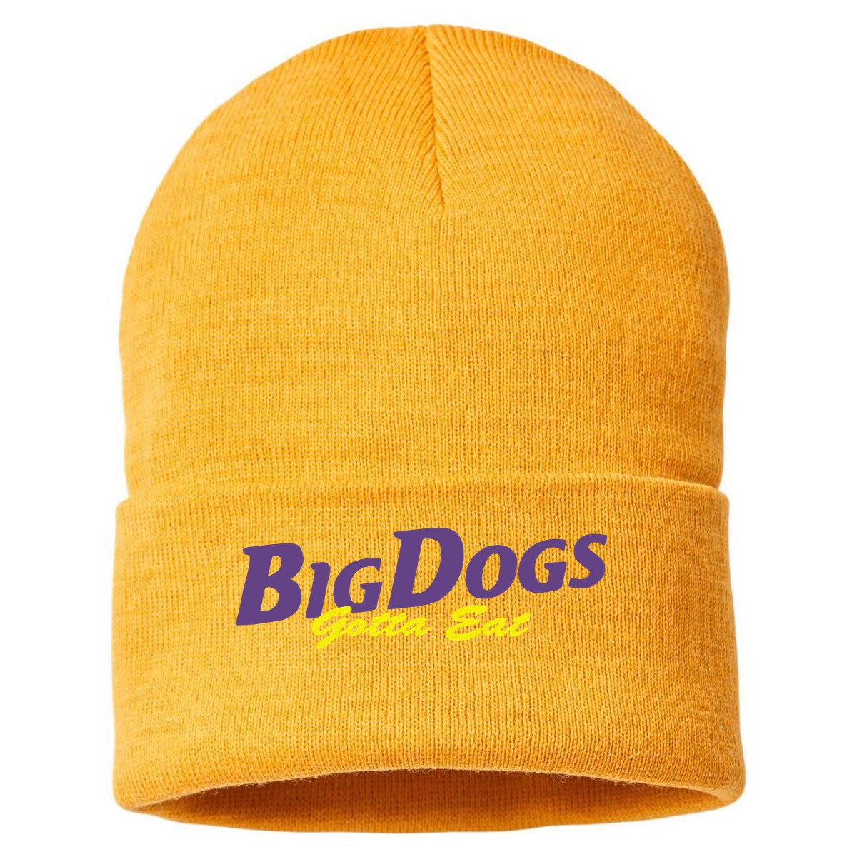 Big Dogs Gotta Eat Bdge Feast Sustainable Knit Beanie