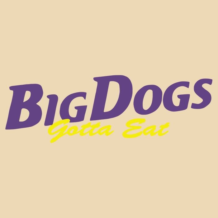 Big Dogs Gotta Eat Bdge Feast Drawstring Bag